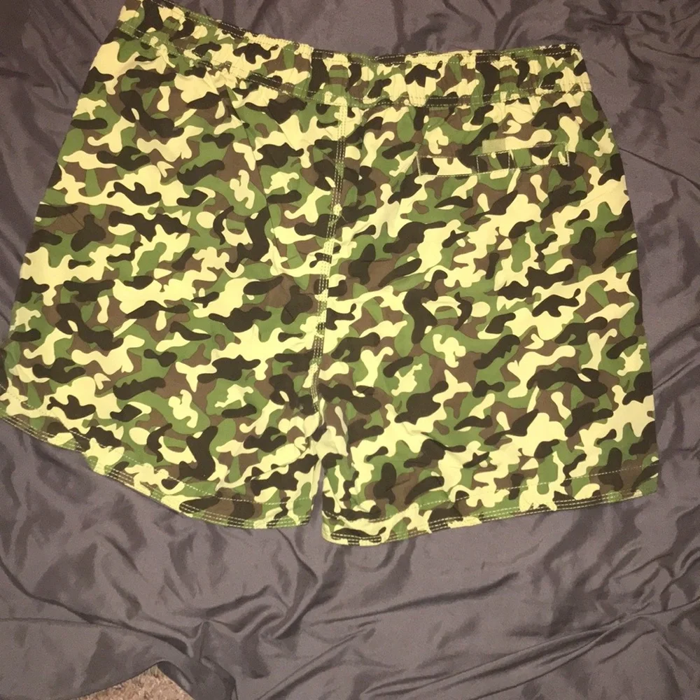 Bleu royale camouflage swim trunks - Picture 5 of 7